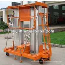 100-150kg aluminum vertical mast lift /skylift